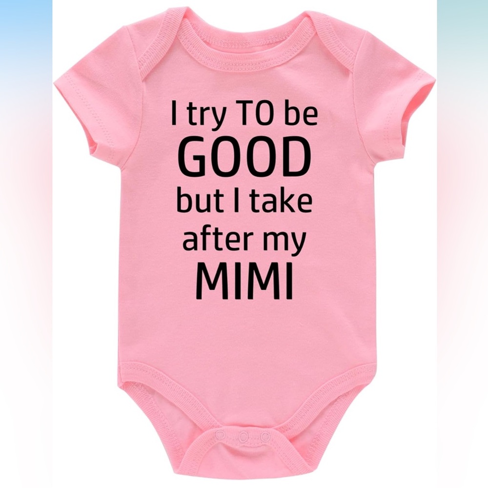 Pink Baby Onesie